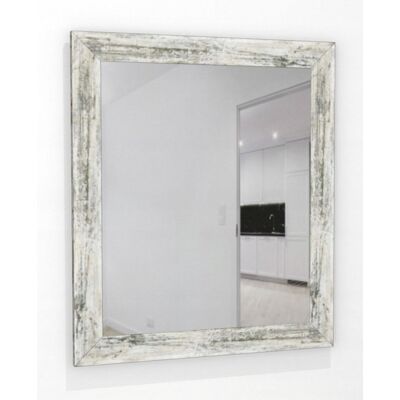 Fabryka Luster Lustro w grubej 6cm ramie MDF 70x60 sosna bielona Fabryka Luster Lustro w grubej 6cm ramie MDF 70x60 sosna bielona