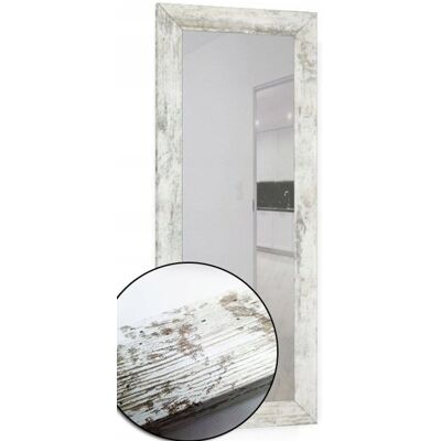 Fabryka Luster Lustro w ramie MDF 100x40 sosna bielona 13 kolorow Fabryka Luster Lustro w ramie MDF 100x40 sosna bielona 13 kolorow