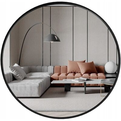 Handloteka LUSTRO W RAMIE OKRĄGŁE 50 CM ŁAZIENKA SALON LOFT Handloteka LUSTRO W RAMIE OKRĄGŁE 50 CM ŁAZIENKA SALON LOFT