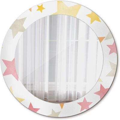 Tulup Lustro Wiszące do Łazienki Pastelowe gwiazdy 60cm Tulup Lustro Wiszące do Łazienki Pastelowe gwiazdy 60cm