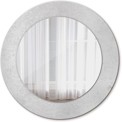 Tulup Lustro Wiszące do Łazienki Tekstura betonu 50cm Tulup Lustro Wiszące do Łazienki Tekstura betonu 50cm