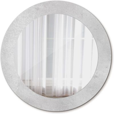 Tulup Lustro Wiszące do Łazienki Tekstura betonu 60cm Tulup Lustro Wiszące do Łazienki Tekstura betonu 60cm
