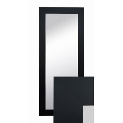 Lustro wiszące w ozdobnej ramie 120x50 cm w kolor czarny do salonu pokoju sypialni B.D. Art Lustro wiszące w ozdobnej ramie 120x50 cm w kolor czarny do salonu pokoju sypialni B.D. Art