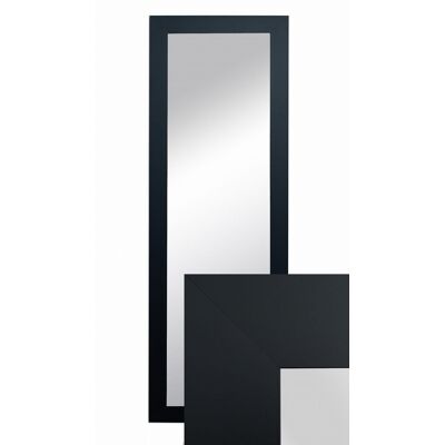 Lustro Wiszące W Ozdobnej Ramie 150x50 Cm W Kolor Czarny Do Salonu Pokoju Sypialni B.D. Art Lustro Wiszące W Ozdobnej Ramie 150x50 Cm W Kolor Czarny Do Salonu Pokoju Sypialni B.D. Art