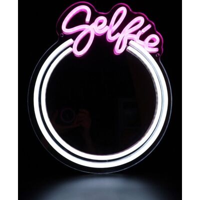 Lustro z neonem LED do selfie SELFIE LED FM-MT07 Zuma Line Lustro z neonem LED do selfie SELFIE LED FM-MT07 Zuma Line