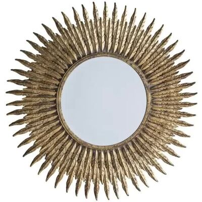 Galler Metalowe lustro pióra Quill 5055999238014 do sypialni złote Galler Metalowe lustro pióra Quill 5055999238014 do sypialni złote