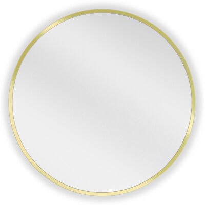 Mexen Loft lustro łazienkowe okragłe 30 cm, rama złota - 9850-030-030-000-50 Mexen Loft lustro łazienkowe okragłe 30 cm, rama złota - 9850-030-030-000-50