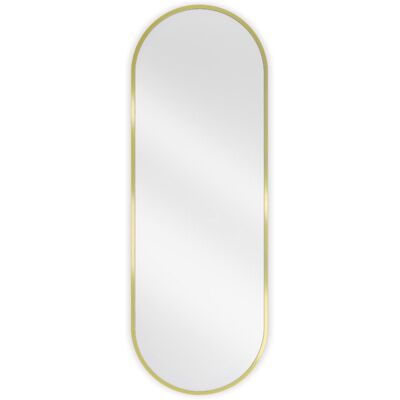 Mexen Loft lustro łazienkowe owalne 100 x 35 cm, rama złota - 9851-100-035-000-50 Mexen Loft lustro łazienkowe owalne 100 x 35 cm, rama złota - 9851-100-035-000-50