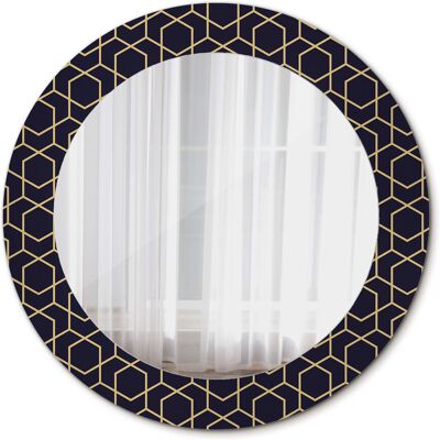 Tulup Nowoczesne Lustro Abstrakcyjny geometryczny 60cm Tulup Nowoczesne Lustro Abstrakcyjny geometryczny 60cm