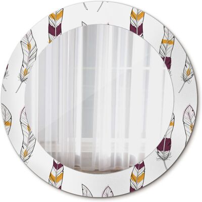 Tulup Nowoczesne Lustro do Łazienki Salonu Pióra 60cm Tulup Nowoczesne Lustro do Łazienki Salonu Pióra 60cm
