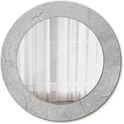 Tulup Nowoczesne Lustro do Łazienki Szary cement 50cm Tulup Nowoczesne Lustro do Łazienki Szary cement 50cm