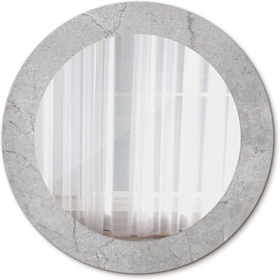 Tulup Nowoczesne Lustro do Łazienki Szary cement 60cm Tulup Nowoczesne Lustro do Łazienki Szary cement 60cm