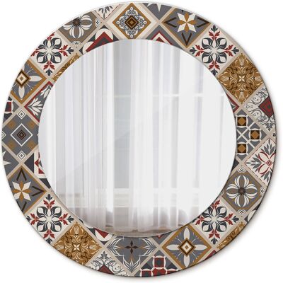 Tulup Nowoczesne Lustro do Salonu Turecki wzór 50cm Tulup Nowoczesne Lustro do Salonu Turecki wzór 50cm