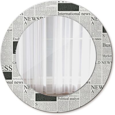 Tulup Nowoczesne Lustro Gazety 50cm Tulup Nowoczesne Lustro Gazety 50cm