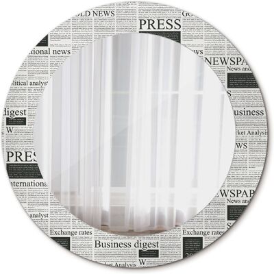Tulup Nowoczesne Lustro Gazety 60cm Tulup Nowoczesne Lustro Gazety 60cm