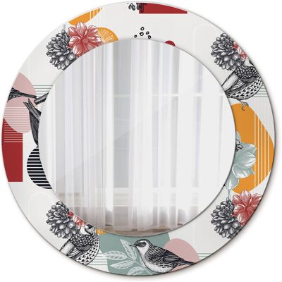 Tulup Nowoczesne Lustro Koło Patki vintage 50cm Tulup Nowoczesne Lustro Koło Patki vintage 50cm