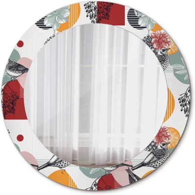 Tulup Nowoczesne Lustro Koło Patki vintage 60cm Tulup Nowoczesne Lustro Koło Patki vintage 60cm