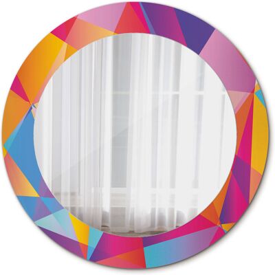 Tulup Nowoczesne Lustro Kompozycja geometryczna 60cm Tulup Nowoczesne Lustro Kompozycja geometryczna 60cm