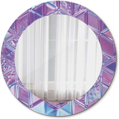 Tulup Nowoczesne Lustro Kryształowy wzór 60cm Tulup Nowoczesne Lustro Kryształowy wzór 60cm