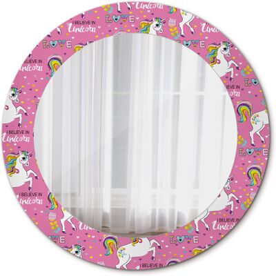 Tulup Nowoczesne Lustro Magiczny jednorożec 60cm Tulup Nowoczesne Lustro Magiczny jednorożec 60cm