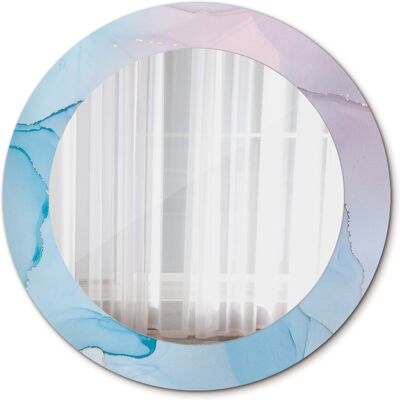 Tulup Nowoczesne Lustro Marmurowy styl 60cm Tulup Nowoczesne Lustro Marmurowy styl 60cm