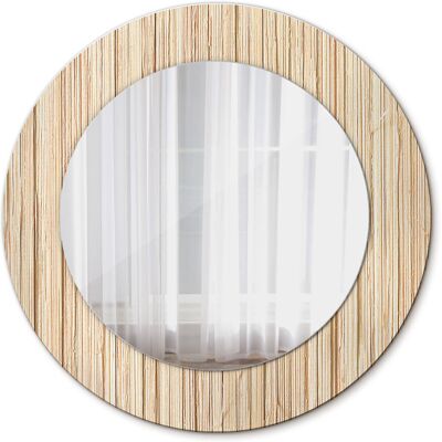 Tulup Nowoczesne Lustro Okrągłe Bambus słoma 50cm Tulup Nowoczesne Lustro Okrągłe Bambus słoma 50cm