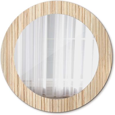 Tulup Nowoczesne Lustro Okrągłe Bambus słoma 60cm Tulup Nowoczesne Lustro Okrągłe Bambus słoma 60cm