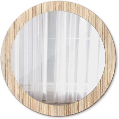 Tulup Nowoczesne Lustro Okrągłe Bambus słoma 80cm Tulup Nowoczesne Lustro Okrągłe Bambus słoma 80cm