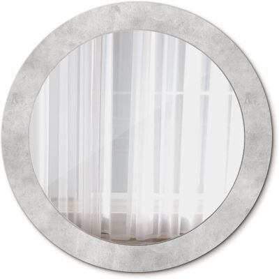 Tulup Nowoczesne Lustro Okrągłe Betonowa tekstura 70cm Tulup Nowoczesne Lustro Okrągłe Betonowa tekstura 70cm