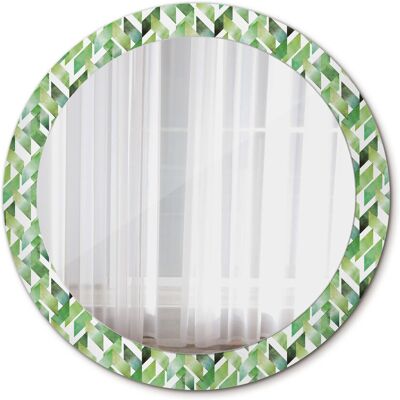 Tulup Nowoczesne Lustro Okrągłe Jodełka 80cm Tulup Nowoczesne Lustro Okrągłe Jodełka 80cm