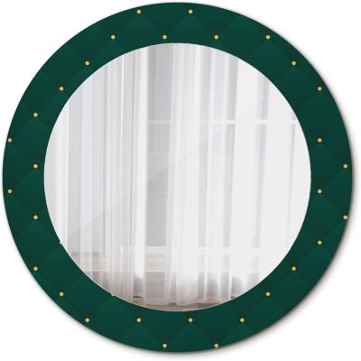 Tulup Nowoczesne Lustro Pikowany wzór 60cm Tulup Nowoczesne Lustro Pikowany wzór 60cm