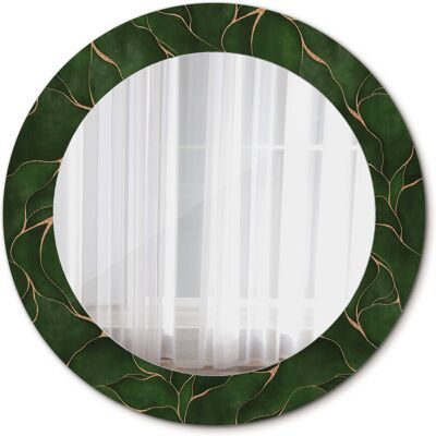 Tulup Nowoczesne Lustro w ramie Abstrakcyjny liść 60cm Tulup Nowoczesne Lustro w ramie Abstrakcyjny liść 60cm
