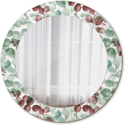 Tulup Nowoczesne Lustro w ramie Eukaliptus 60cm Tulup Nowoczesne Lustro w ramie Eukaliptus 60cm
