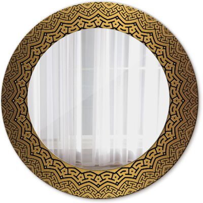 Tulup Nowoczesne Lustro w ramie Grecki ornament 50cm Tulup Nowoczesne Lustro w ramie Grecki ornament 50cm