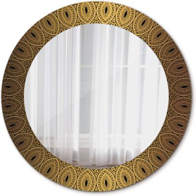 Tulup Nowoczesne Lustro w ramie Grecki ornament 60cm Tulup Nowoczesne Lustro w ramie Grecki ornament 60cm