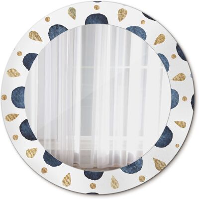 Tulup Nowoczesne Lustro w ramie Mandala księżycowa 60cm Tulup Nowoczesne Lustro w ramie Mandala księżycowa 60cm