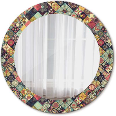 Tulup Nowoczesne Lustro w ramie Patchwork kafelki 60cm Tulup Nowoczesne Lustro w ramie Patchwork kafelki 60cm