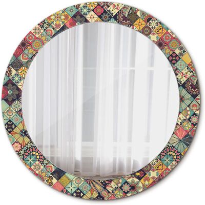 Tulup Nowoczesne Lustro w ramie Patchwork kafelki 70cm Tulup Nowoczesne Lustro w ramie Patchwork kafelki 70cm