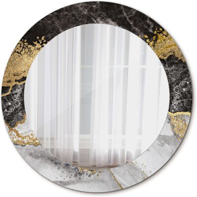 Tulup Nowoczesne Okrągłe Lustro Marmur loft 60cm Tulup Nowoczesne Okrągłe Lustro Marmur loft 60cm