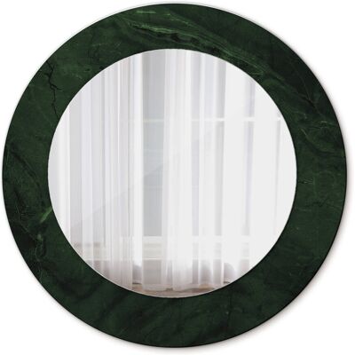 Tulup Nowoczesne Okrągłe Lustro Zielony marmurek 50cm Tulup Nowoczesne Okrągłe Lustro Zielony marmurek 50cm