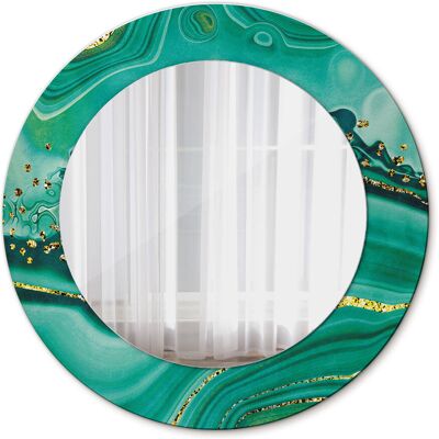 Tulup Okrągłe Lustro Łazienkowe Agat marmur 50cm Tulup Okrągłe Lustro Łazienkowe Agat marmur 50cm