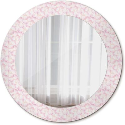 Tulup Okrągłe Lustro Łazienkowe Płatki kwiatów 60cm Tulup Okrągłe Lustro Łazienkowe Płatki kwiatów 60cm