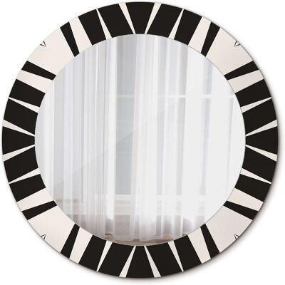 Tulup Okrągłe Lustro Ścienne Abstrakcja geometria 60cm Tulup Okrągłe Lustro Ścienne Abstrakcja geometria 60cm