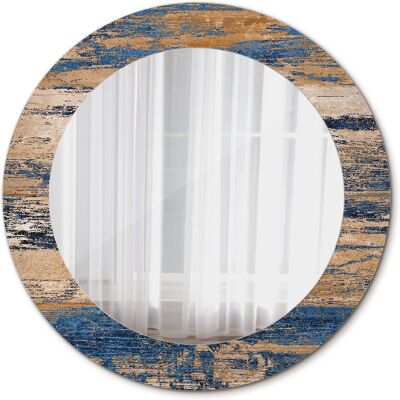 Tulup Okrągłe Lustro Ścienne Abstrakcyjne drewno 60cm Tulup Okrągłe Lustro Ścienne Abstrakcyjne drewno 60cm