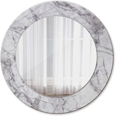 Tulup Okrągłe Lustro Ścienne Biały marmur 50cm Tulup Okrągłe Lustro Ścienne Biały marmur 50cm
