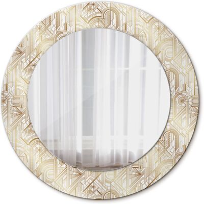 ART - Art Deco Okrągłe 50 cm - Rama 7 cm - Szkło 4 mm - Lustro ścienne ART - Art Deco Okrągłe 50 cm - Rama 7 cm - Szkło 4 mm - Lustro ścienne