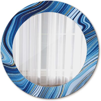 Tulup Okrągłe Lustro Wizaż Marmurowa rzeka 60cm Tulup Okrągłe Lustro Wizaż Marmurowa rzeka 60cm