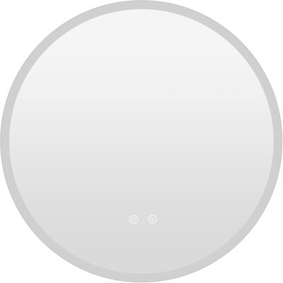 COSTWAY Okrągłe ścienne lustro łazienkowe z oświetleniem LED Ø70 cm COSTWAY Okrągłe ścienne lustro łazienkowe z oświetleniem LED Ø70 cm