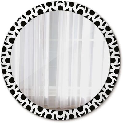 Tulup Piękne Lustro Czarny ornament 90cm Tulup Piękne Lustro Czarny ornament 90cm