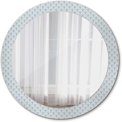 Tulup Piękne Lustro Okrągłe Retro wzór vintage 80cm Tulup Piękne Lustro Okrągłe Retro wzór vintage 80cm
